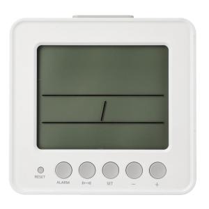 電波デジタル置時計(ホワイト 003SL) ニ...の詳細画像5
