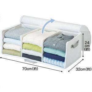 衣類収納バッグ ガバット(L) ニトリの詳細画像2