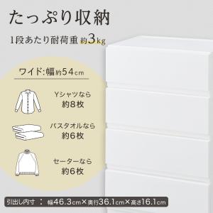 工具不要で組み立て簡単ワイドチェスト デコニー...の詳細画像3