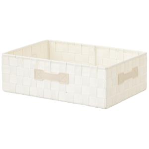 バスケット TI01 よこ型ハーフ ホワイト 収納ケース 収納ボックス ニトリ