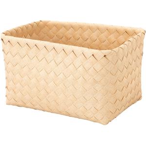 ニトリ 洗えるバスケット よこ型ハーフナチュラル PE 収納ケース