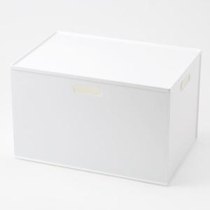 【ふた付きセット】バスケット Nインボックス レギュラー ホワイト　ふた付き ニトリ期間限定：4/6迄