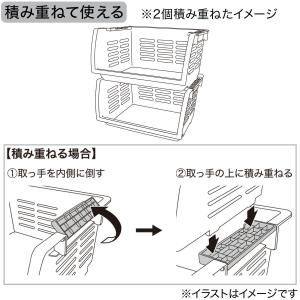 積み重ねラック(NSD01-WH) ニトリの詳細画像2