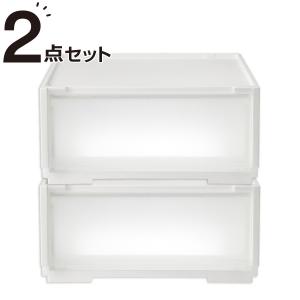 組合せ可能な収納ケース　衣類・隙間・リビング・子供用にマルチに活躍(幅39cm×高さ18cm NS3918) 2個組 ニトリ