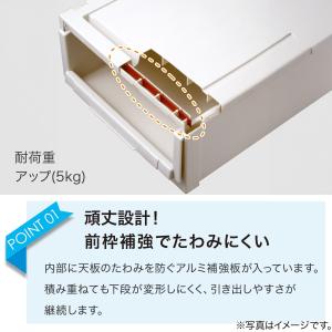 奥行55cm クローゼット用フィッツユニットケ...の詳細画像2