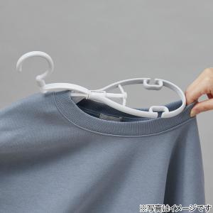 衣類が乾きやすいハンガー 3本組(グレー) ニトリの詳細画像5