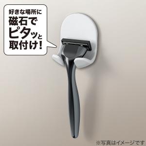 マグネットシェーバーホルダー(抗菌 ホワイト ...の詳細画像2