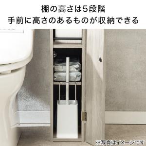 トイレ収納(トゥール ホワイトウォッシュ) 幅...の詳細画像2