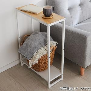 洗濯機横すき間収納ラック(ホワイト) 幅20×...の詳細画像2