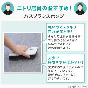 しっかり洗えるバスブラシスポンジ アクリルビー...の詳細画像1
