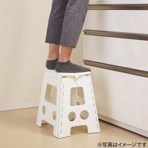 踏み台 スタディ (ホワイト) 折りたたみ ニ...の詳細画像4