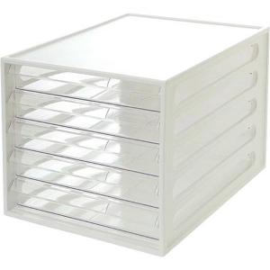 レターケースA4 5段(オールホワイト) ニトリ 『玄関先迄納品』