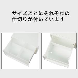 マルチ収納L(オールホワイト) ニトリの詳細画像4