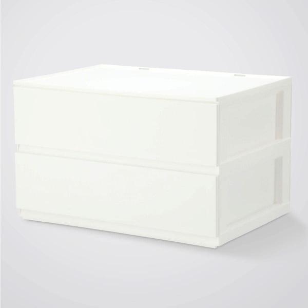 引出し Nインボックス レギュラー 2段/引出し2個(WH) 収納ケース 収納ボックス ニトリ