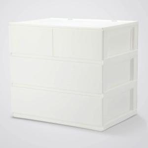 ニトリ マルチ収納Mワイド(オールホワイト) 収納ボックス 幅37.5