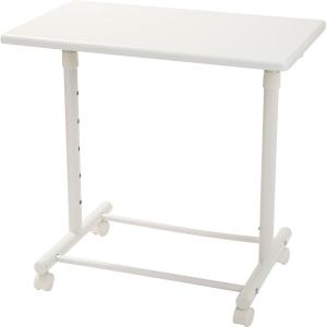 幅50cm 昇降テーブル ライズ(ホワイト) ...の詳細画像1