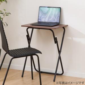 折りたたみテーブル(5070 ミドルブラウン ...の詳細画像1