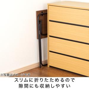折りたたみテーブル(5070 ミドルブラウン ...の詳細画像2