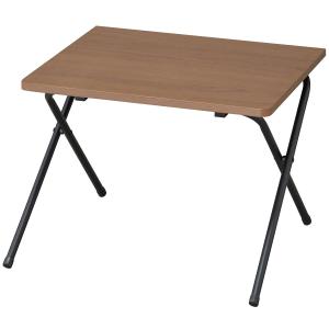 幅50cm 折りたたみテーブル 折脚テーブル(5035 ミドルブラウン FT2) ニトリ