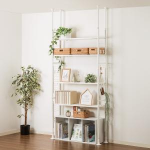 突っ張りシェルフ アルゴス90(ホワイト) ニトリ 『玄関先迄納品』