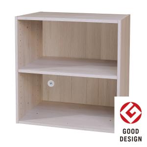 Nクリック 簡単組立て カラーボックス ボックス レギュラー2段