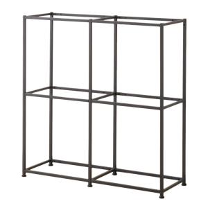 ニトリ（NITORI） シェルフMSシリーズ 基本シェルフ(2段 ブラック