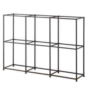 スチールラック オープンシェルフ 2セット ブラック 送料無料 楽天市場】ルミナス ノワール 2台セット 黒 ラック スチール