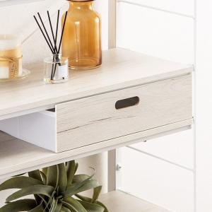 ニトリ（NITORI） 幅83cm ワイヤーシェルフ NP L型 ミドルタイプ