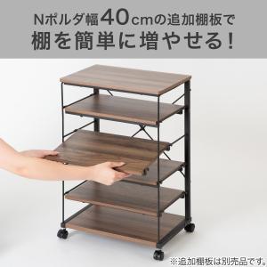 3/31まで NITORI キャビネット ニトリ（NITORI） Nポルダ デスクキャビネット(4330 ミドルブラウン