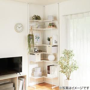 突っ張り壁面収納Nポルダ L型コーナー(幅60...の詳細画像5