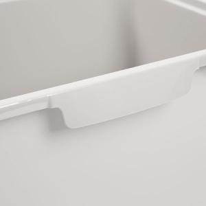 カラボにぴったり 収納ボックス 深型 ライトグ...の詳細画像3