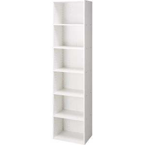 カラーボックス Nカラボ 6段(ホワイトウォッシュ) ニトリ