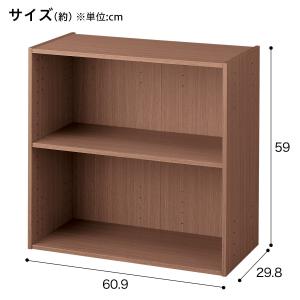 連結できるカラーボックス Nカラボ ワイド 2...の詳細画像1