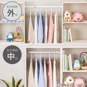 カラボ用伸縮ポール(S3 39〜59cm ホワ...の詳細画像2