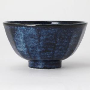 軽量目盛付き飯碗(ネイビー 美濃焼) ニトリの詳細画像1
