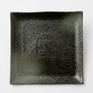 角皿 22cm (緑吹天目 MT-151) ニトリの詳細画像2