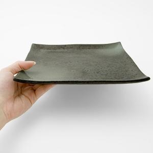 角皿 22cm (緑吹天目 MT-151) ニトリの詳細画像4