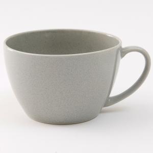 超軽量スープカップ大　カル：エクレ（銀灰釉） ニトリ