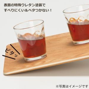滑り止め加工 木製トレーM (ヤナギ) お盆 ニトリの詳細画像3