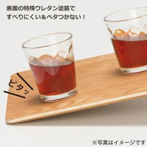 薄型 すべりにくい 木製トレー(L ナチュラル...の詳細画像3
