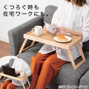 脚付き すべり止め木製トレー(ナチュラル) ニトリの詳細画像3