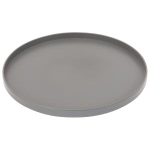 レンジ対応ラウンドトレー(24cm グレー) ニトリ