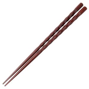 22.5cm小波彫り箸先角5膳組 ニトリの詳細画像1