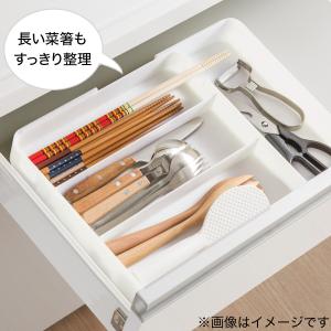 縦横伸縮整理トレー Nブラン(ホワイト) ニト...の詳細画像5