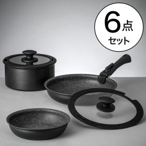 超軽量 着脱ハンドル付き鍋・フライパン6点セット ニトリ