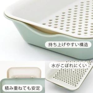 下ごしらえに便利な抗菌バット&ザル3個...の詳細画像5