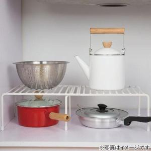 スライド整理棚(ホワイト) ニトリ スチール ...の詳細画像1