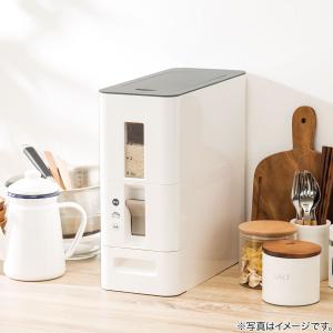 計量米びつ ホワイト 計量単位0.5合(HG-6...の商品画像