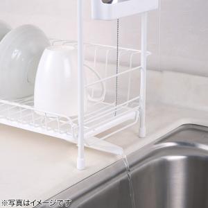 水切り(2段スリム PP-2S ホワイト) ニ...の詳細画像5
