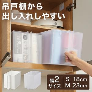 すき間なく並べる吊戸棚ストッカー(S ホワイト...の詳細画像1